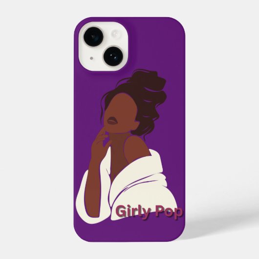 Girly pop phone case iPhone hoesje (Achterkant)