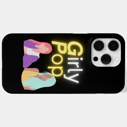 Girly pop phone Case-Mate iPhone case (Achterkant (horizontaal))