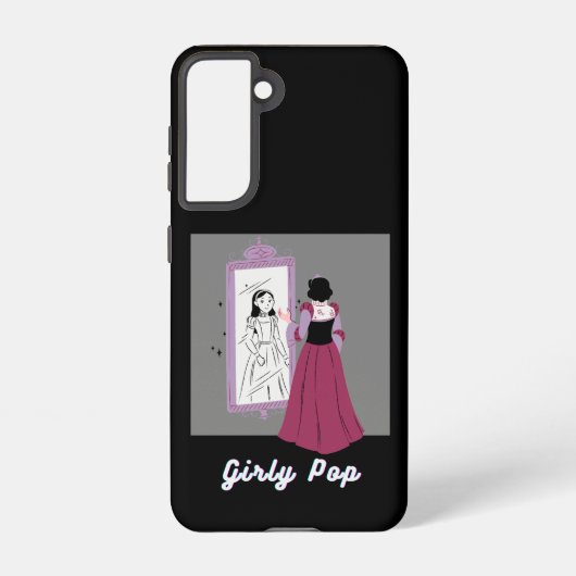 Girly pop phone case samsung galaxy hoesje (Achterkant)