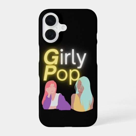 Girly pop phone iPhone 16 hoesje (Achterkant)