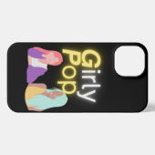 Girly pop phone iPhone hoesje (Achterkant horizontaal)