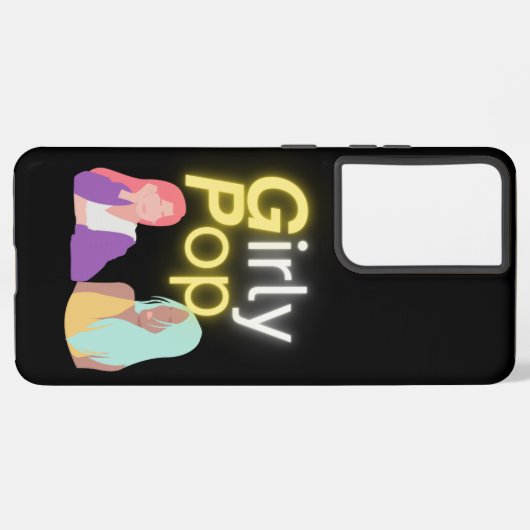 Girly pop phone  samsung galaxy hoesje (Linkerkant)