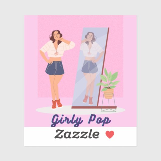 Girly pop stickers (Vel)