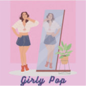Girly pop stickers (Voorkant)