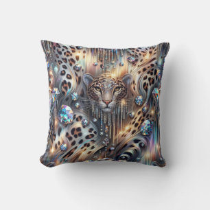 Girly Posh Luipaardprint Opal Kussen