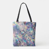 Girly Posh Luipaardprint Opal Tote Tas (Achterkant)