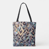 Girly Posh Luipaardprint Opal Tote Tas (Achterkant)