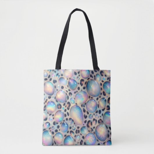 Girly Posh Luipaardprint Opal Tote Tas (Voorkant)