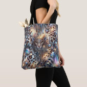 Girly Posh Luipaardprint Opal Tote Tas (Dichtbij)
