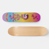 Girly Punk Rock Persoonlijk Skateboard (Horizontaal)