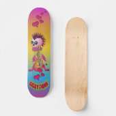 Girly Punk Rock Schaats Persoonlijk Skateboard (Voorkant)