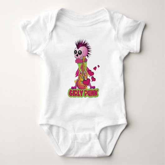 Girly Punk Rocker Romper (Voorkant)