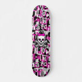 Girly Punk Skull Skateboard (Voorkant)