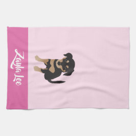 Girly Puppy  Dog Name Roze Theedoek