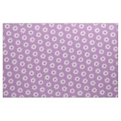 Girly Purple Flowers Pattern Stof (Yard (91,4 cm))