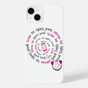 Girly quote Goede smaak in muziek slechte smaak in Case-Mate iPhone 14 Plus Hoesje