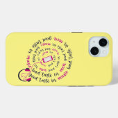 Girly quote Goede smaak in muziek slechte smaak in Case-Mate iPhone Case (Achterkant (horizontaal))