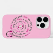 Girly quote Goede smaak in muziek slechte smaak in Case-Mate iPhone Case (Achterkant (horizontaal))