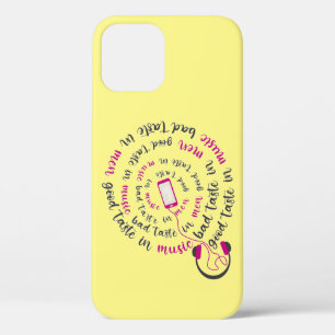 Girly quote Goede smaak in muziek slechte smaak in Case-Mate iPhone Case