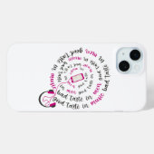 Girly quote Goede smaak in muziek slechte smaak in Case-Mate iPhone Case (Achterkant (horizontaal))