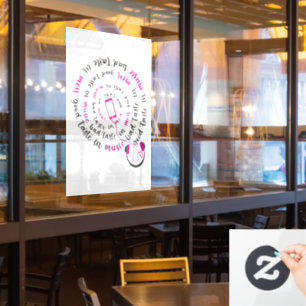 Girly quote Goede smaak in muziek slechte smaak in Raamsticker