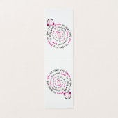 Girly quote Goede smaak in muziek slechte smaak in Visitekaartje (Buitenkant ongevouwen)