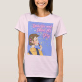 GIRLY QUOTE T-SHIRT (Voorkant)