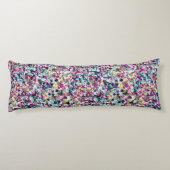 Girly Rainbow Faux Sequins Bling Lichaamskussen (Achterkant)