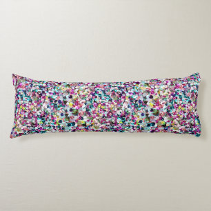 Girly Rainbow Faux Sequins Bling Lichaamskussen