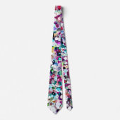 Girly Rainbow Faux Sequins Bling Stropdas (Voorkant)