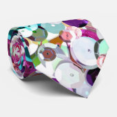 Girly Rainbow Faux Sequins Bling Stropdas (Opgerold)