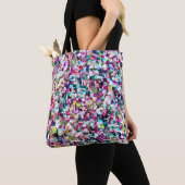 Girly Rainbow Faux Sequins Tote Bag (Dichtbij)