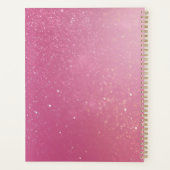 Girly Rainbow Glitter Unicorn Planner (Achterkant)