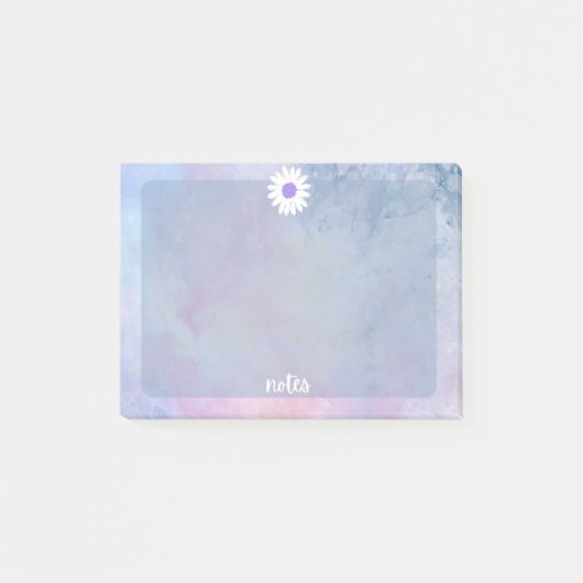 Girly regenboogkleur schattige moderne Post-It Not Post-it® Notes (Voorkant)