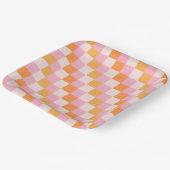 Girly Retro Herfst Party Borden Papieren Bordje (Gebogen)