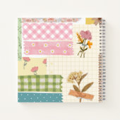 Girly retro stijl plakboek papier achtergrond scha notitieboek (Achterkant)