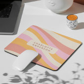 Girly Retro  Wave Abstract Trendy Feminine Muismat