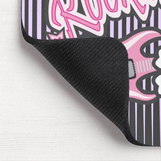 Girly Rock n'Roll Skull Muismat (Hoek)