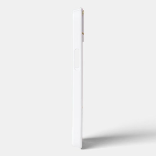 Girly Roos Gold Blush Geometric Monogram iPhone 13 Case-Mate iPhone Case (Achterkant / Rechts)