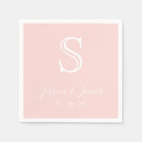 Girly Roos Gold Blush Roze Monogram