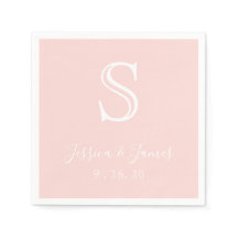 Girly Roos Gold Blush Roze Monogram