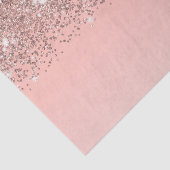 Girly Roos Gold Confetti Pink Gradient Ombre Tissuepapier (Detail)