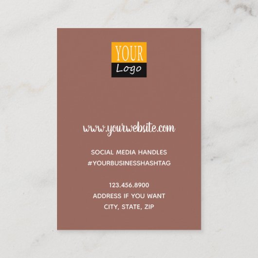 Girly Roos Gold Faux-Folie verouderd beeldscherm Visitekaartje (Achterkant)