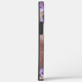 Girly Roos Gold Glitter Script Monogram Case-Mate iPhone Case (Achterkant / Rechts)