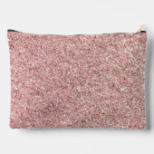 Girly Roos Gold Glitter Sparkles Monogram Etui (Achterkant)