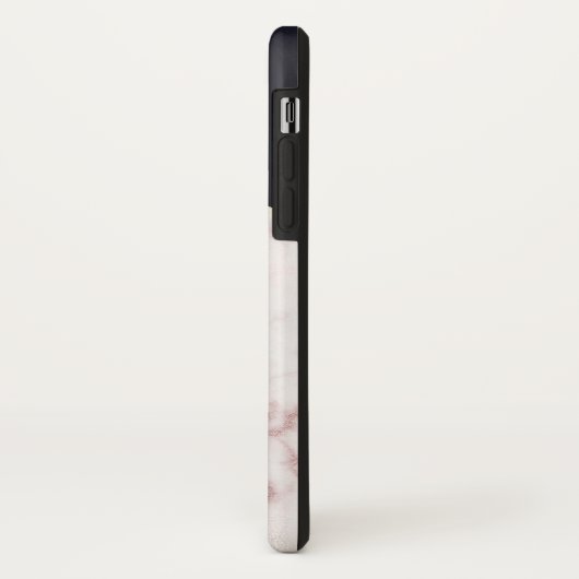 Girly Roos Gold Marble Abstract Monogram Case-Mate iPhone Case (Achterkant/links)