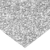 Girly Roos Gold Silver Glitter Ombre Design Tafelkleed (Gekanteld)