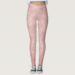 Girly Roos Gold Sparkle Glam Leggings