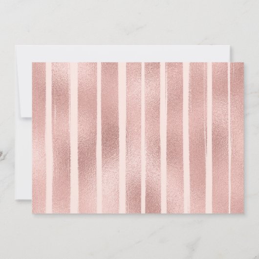 Girly Roos Gouden Eenhoorn Waterverf Rozen Verjaar Kaart (Achterkant)