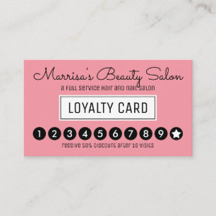 Girly Roos Pink Loyalty Discount Punch